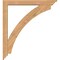 Ekena Millwork Thorton Traditional Smooth Bracket w/ Offset Brace, Western Red Cedar, 5 1/2"W x 40"D x 44"H BKT0604X40X44THR01SWR - alternate 4
